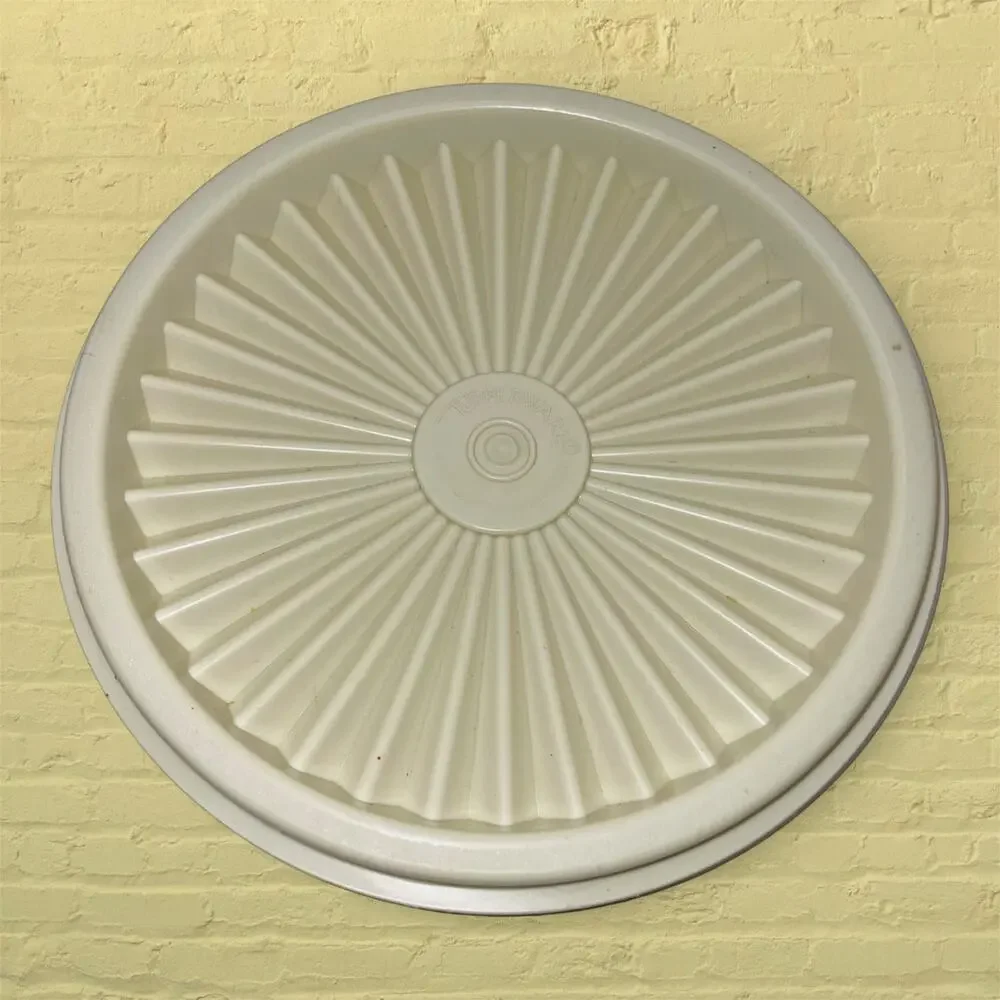 Tupperware Replacement Lid Cream Tan Servalier Starburst 5